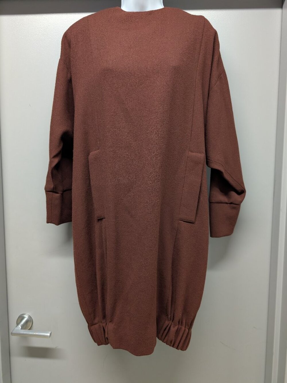 Chetta B Made In USA Elegant Brown Sweater Dress